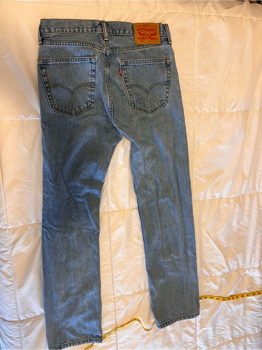 Levi's Vintage 505 Women’s Classic Straight Jeans - Light Blue 31”x32”